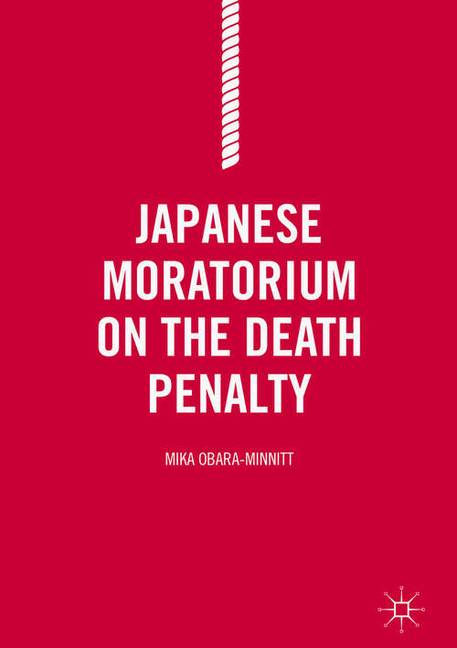 Book cover of Japanese Moratorium on the Death Penalty