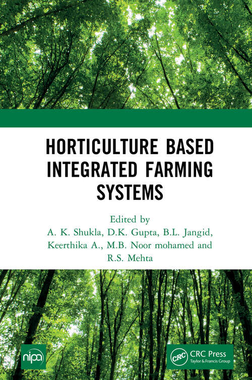 Book cover of Horticulture Based Integrated Farming Systems