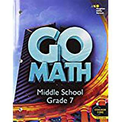 Book cover of Go Math: Middle School, Grade 7
