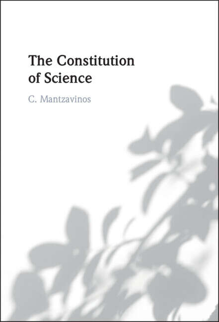 Book cover of The Constitution of Science