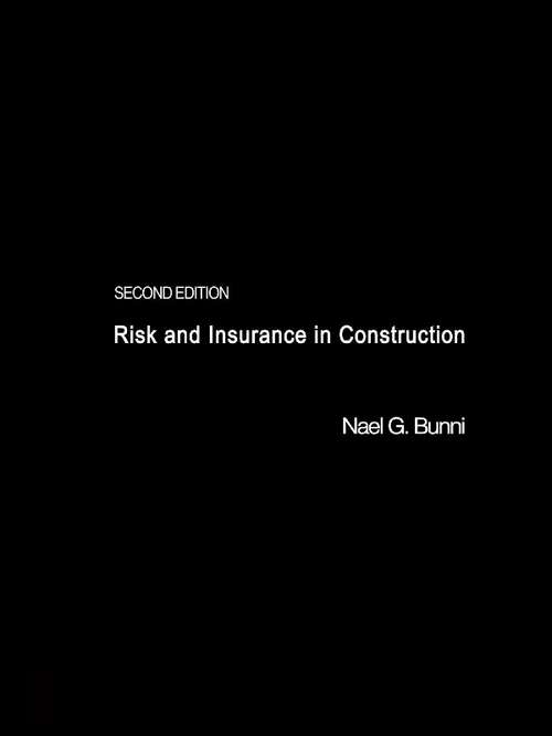 Book cover of Risk and Insurance in Construction (2)