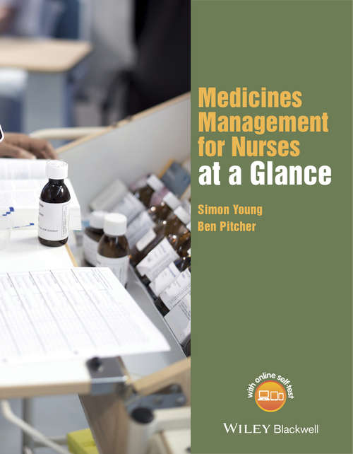 Book cover of Medicines Management for Nurses at a Glance