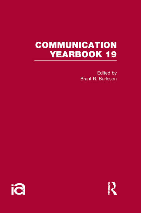 Book cover of Communication Yearbook 19