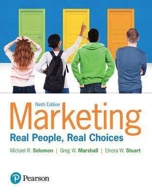 Book cover of Marketing: Real People, Real Choices (9)