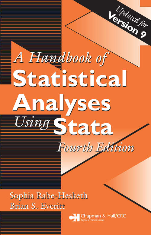 Book cover of Handbook of Statistical Analyses Using Stata (4)