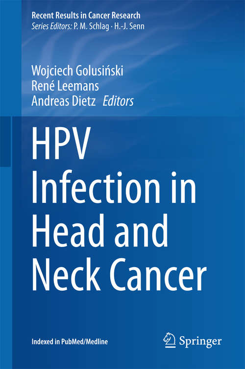 Book cover of HPV Infection in Head and Neck Cancer