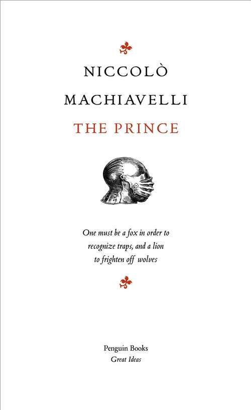 Book cover of The Prince: Large Print (Penguin Great Ideas)