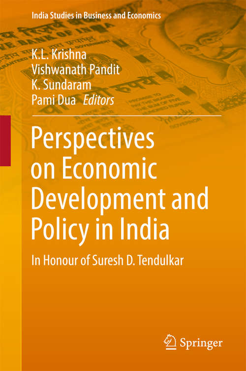 Book cover of Perspectives on Economic Development and Policy in India