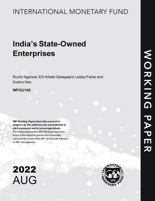 Book cover of India’s State-Owned Enterprises