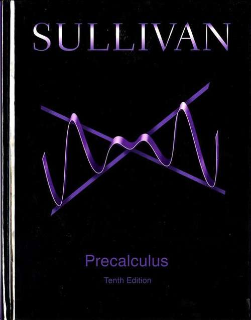 Book cover of Precalculus (10)