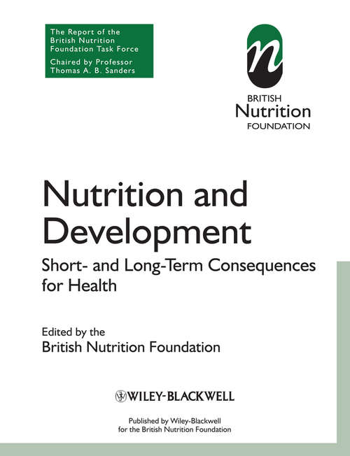 Book cover of Nutrition and Development