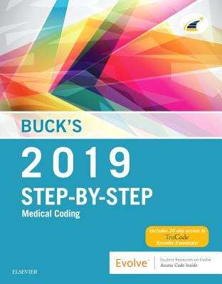 Book cover of Buck's 2019 Step-By-Step Medical Coding