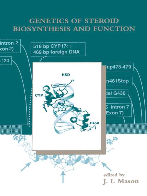 Book cover of Genetics of Steroid Biosynthesis and Function (Modern Genetics Ser.)