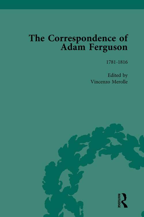 Book cover of The Correspondence of Adam Ferguson Vol 2