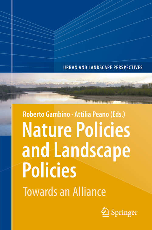 Book cover of Nature Policies and Landscape Policies