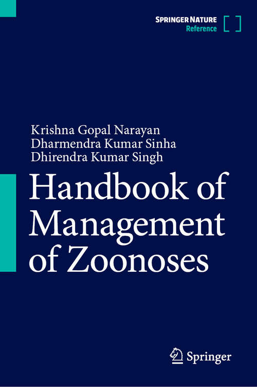 Book cover of Handbook of Management of Zoonoses