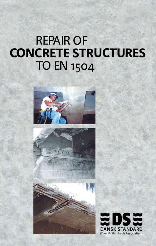 Book cover of Repair of Concrete Structures to EN 1504