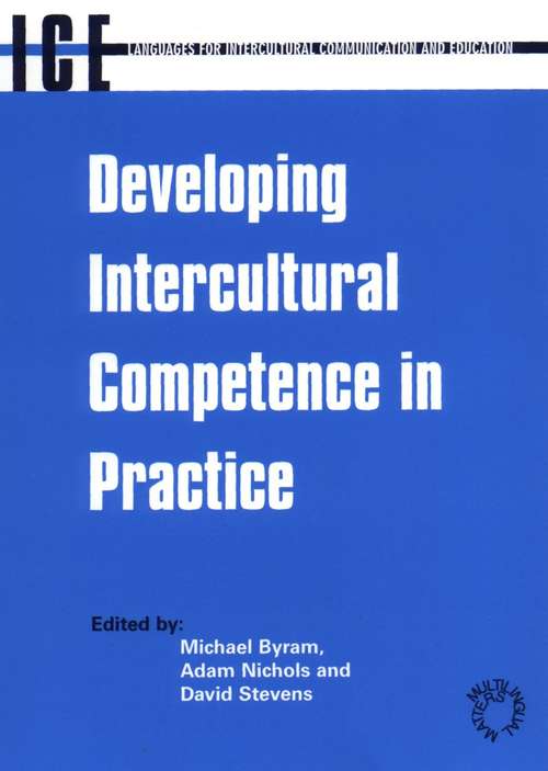 Book cover of Developing Intercultural Competence in Practice