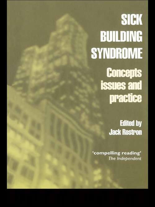 Book cover of Sick Building Syndrome: Concepts, Issues and Practice