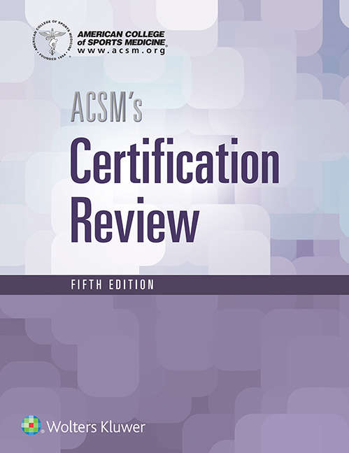 Book cover of ACSM's Certification Review (4)