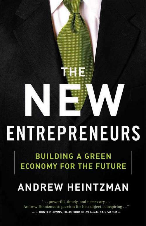 Book cover of The New Entrepreneurs: Building a Green Economy for the Future