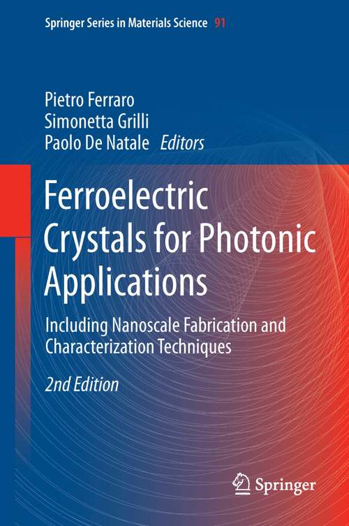 Book cover of Ferroelectric Crystals for Photonic Applications