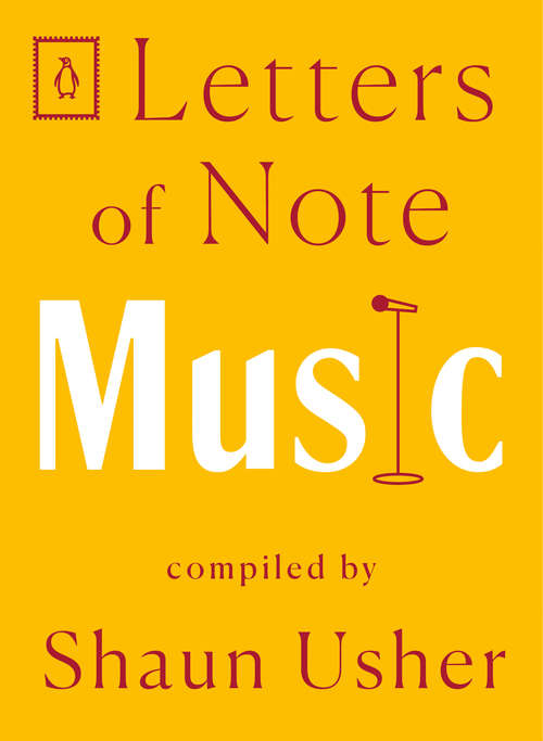 Book cover of Letters of Note: Music (Letters of Note #2)