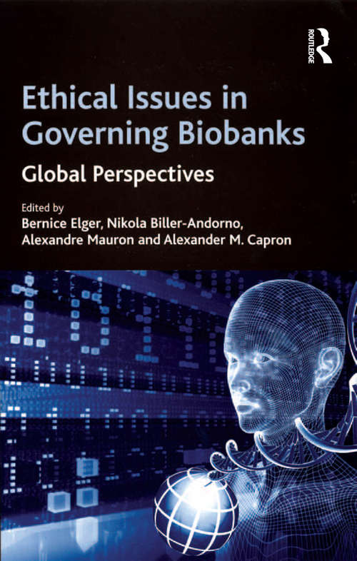 Book cover of Ethical Issues in Governing Biobanks: Global Perspectives