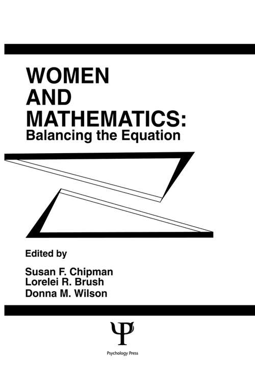 Book cover of Women and Mathematics: Balancing the Equation (Psychology of Education and Instruction Series)