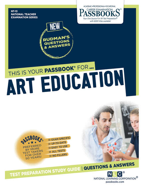 Book cover of ART EDUCATION: Passbooks Study Guide (National Teacher Examination Series (NTE): Nt-13)