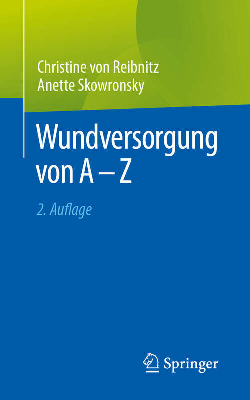 Book cover of Wundversorgung von A - Z (2. Auflage 2024)