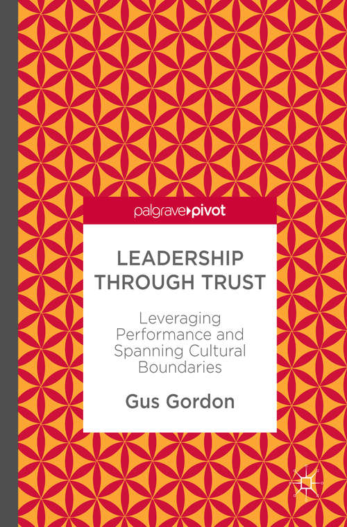 Book cover of Leadership through Trust