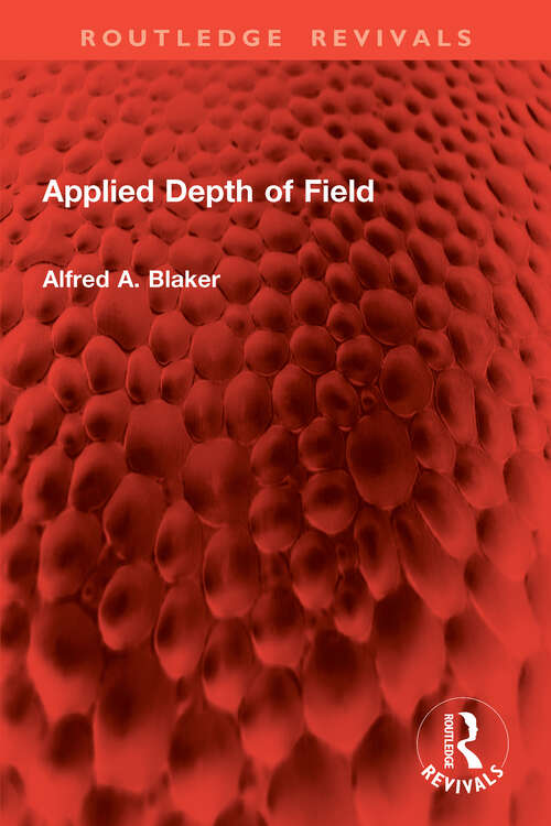 Book cover of Applied Depth of Field (Routledge Revivals)