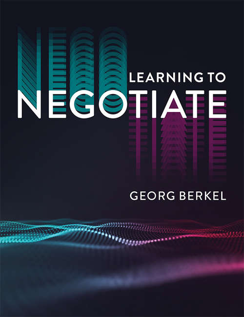 Book cover of Learning to Negotiate