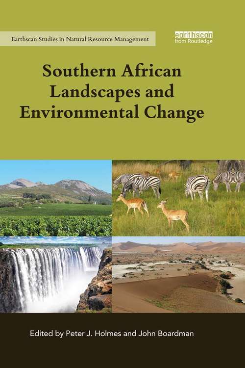 Book cover of Southern African Landscapes and Environmental Change (Earthscan Studies in Natural Resource Management)