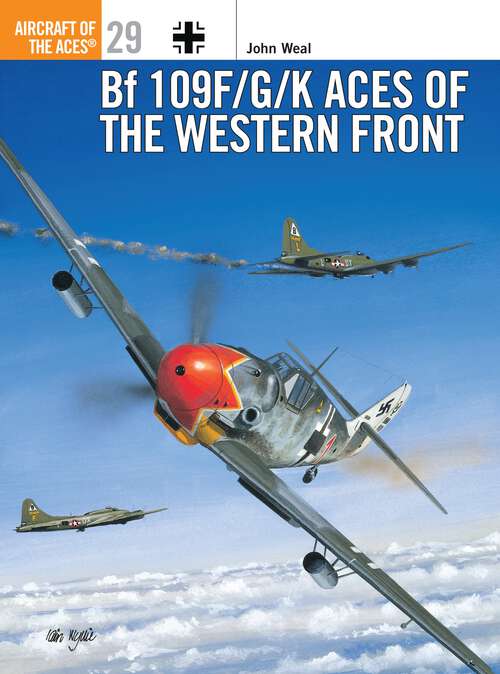 Book cover of Bf 109 F/G/K Aces of the Western Front