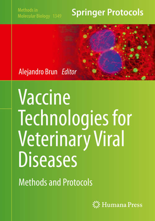 Book cover of Vaccine Technologies for Veterinary Viral Diseases