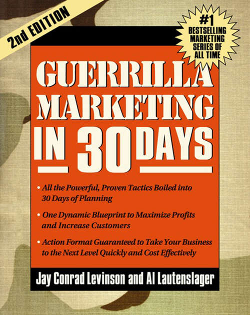 Book cover of Guerrilla Marketing in 30 Days