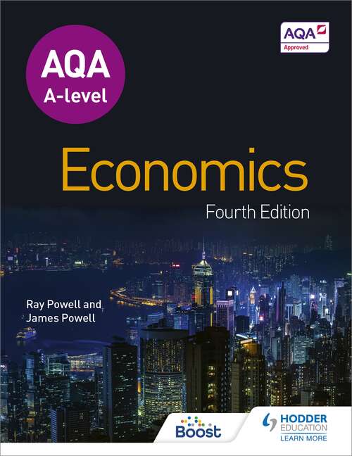 Book cover of AQA A-level Economics Fourth Edition