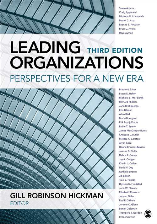 Book cover of Leading Organizations: Perspectives for a New Era (Third Edition)