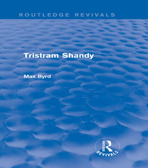 Book cover of Tristram Shandy (Routledge Revivals)