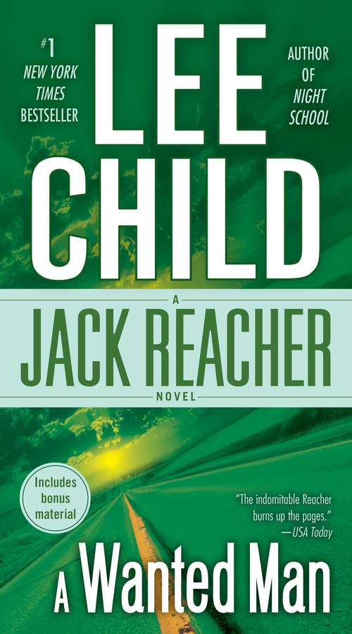 Book cover of A Wanted Man: A Jack Reacher Novel (Jack Reacher #17)