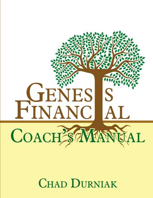 Book cover of Genesis Financial Coach's Manual