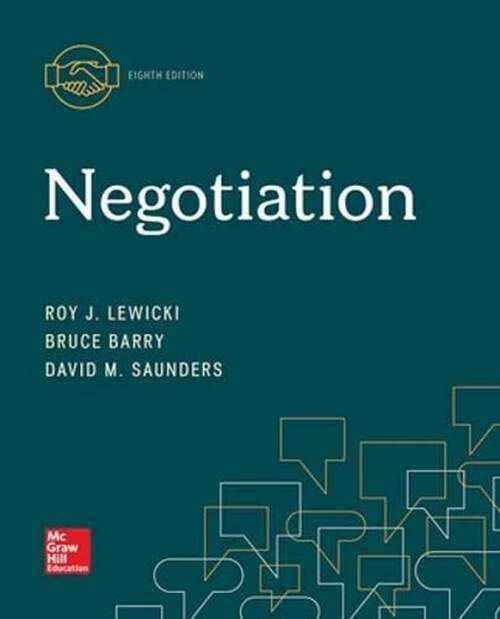 Book cover of Negotiation