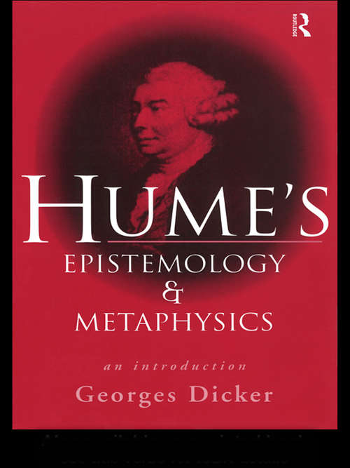 Book cover of Hume's Epistemology and Metaphysics: An Introduction