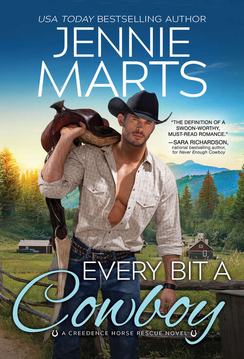 Book cover of Every Bit a Cowboy (Creedence Horse Rescue #5)