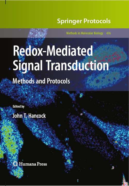 Book cover of Redox-Mediated Signal Transduction