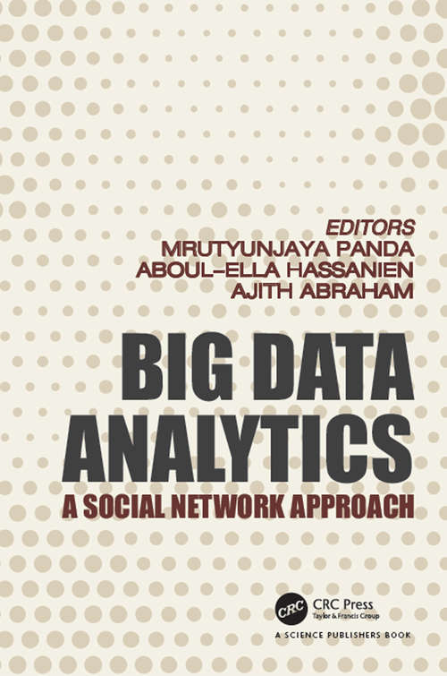 Book cover of Big Data Analytics: A Social Network Approach (Studies in Big Data #30)