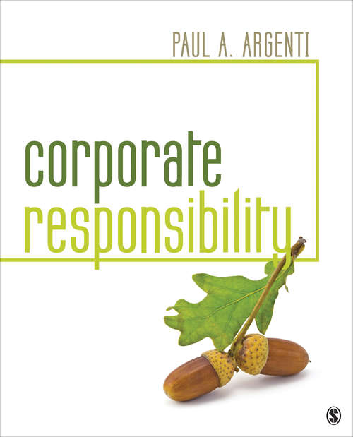 Book cover of Corporate Responsibility (First Edition)