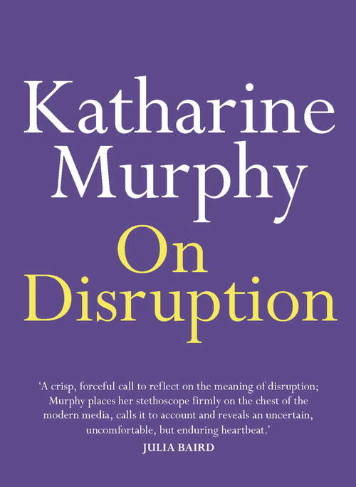 Book cover of On Disruption